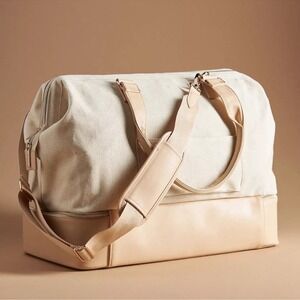 BÉIS The Weekender Travel Carry On Bag in Beige